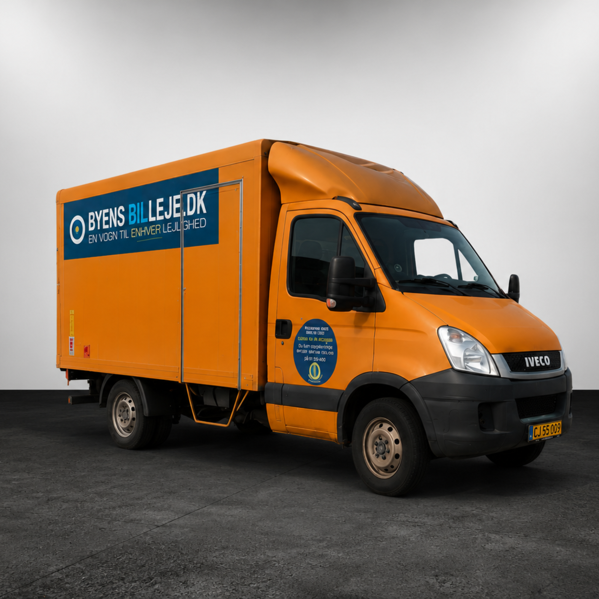 Alukassevogn m. lift 12-14m3 – Iveco Daily